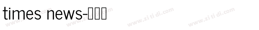 times news字体转换